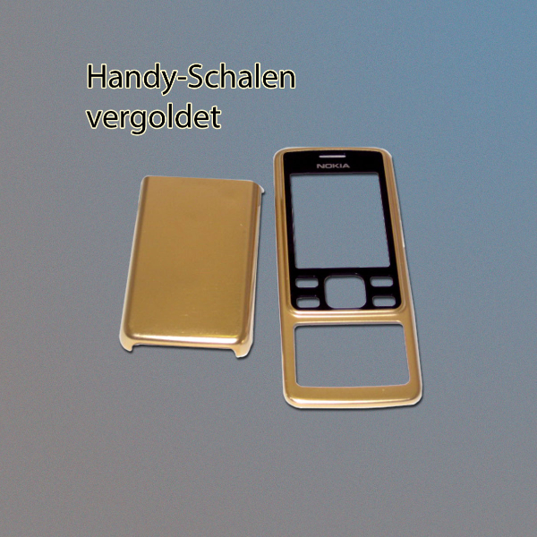 Handy-Gehäuse, vergoldet