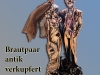 Brautpaar, antik verkupfert