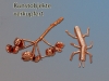 verkupferte Kunstobjekte