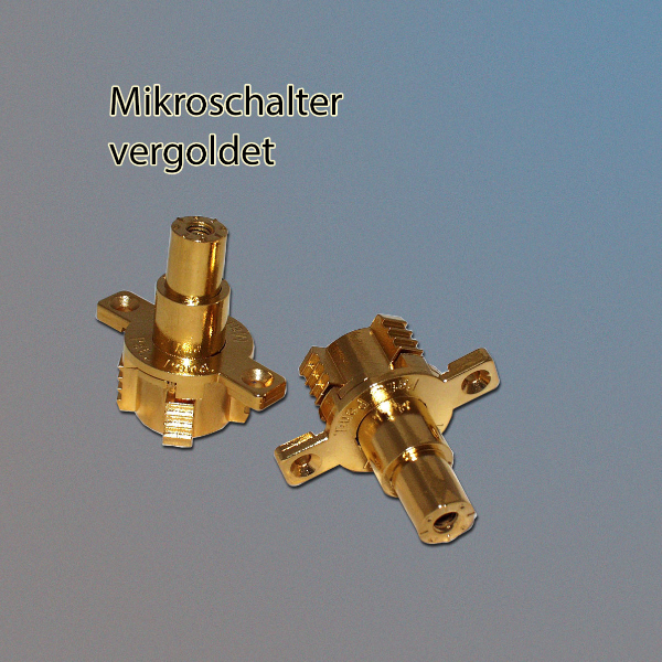 vergoldeter Mikroschalter