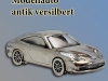 Modellauto, versilbert