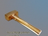 vergoldeter Hammer