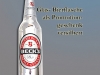 Promotiongeschenk: Bierflasche, versilbert