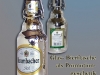 Promotiongeschenk: Bierflasche, versilbert