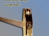 Hammerkopf, vergoldet