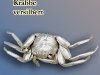 versilberte Krabbe