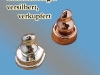 Flaschensauger, verkupfert und versilbert