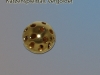 vergoldeter Katzenspielball
