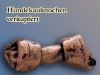 Hundekauknochen, verkupfert